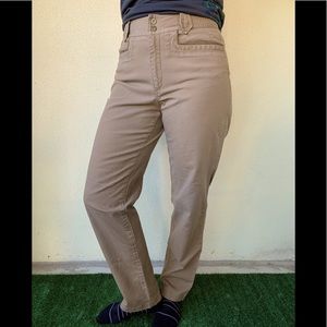 Womens Columbia High Waisted Brown Pants Size 8